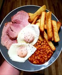 Ham 2 Eggs Chips Beans